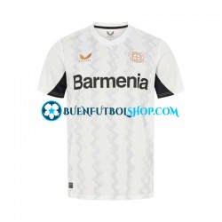 Camiseta de Fútbol Bayer 04 Leverkusen 2024-2025 Segunda Equipación Manga Corta Hombre