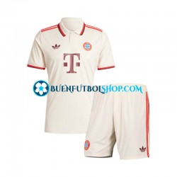 Camiseta de Fútbol Bayern de Múnich 2024-2025 Tercera Equipación Manga Corta Niño