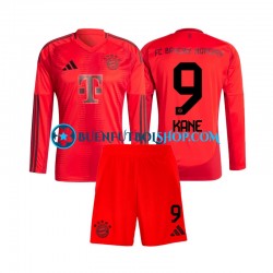 Camiseta de Fútbol Bayern de Múnich Harry Kane 9 2024-2025 Primera Equipación Manga Larga Niño