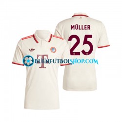 Camiseta de Fútbol Bayern de Múnich Muller 25 2024-2025 Tercera Equipación Manga Corta Hombre