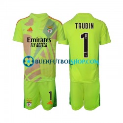 Camiseta de Fútbol Benfica Portero Anatolij Trubin 1 2024-2025 Primera Equipación Manga Corta Niño