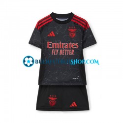 Camiseta de Fútbol Benfica 2024-2025 Segunda Equipación Manga Corta Niño