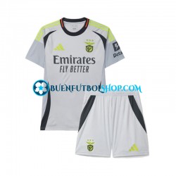 Camiseta de Fútbol Benfica 2024-2025 Tercera Equipación Manga Corta Niño