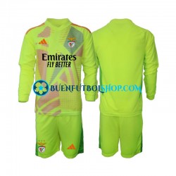 Camiseta de Fútbol Benfica Portero 2024-2025 Primera Equipación Manga Larga Niño
