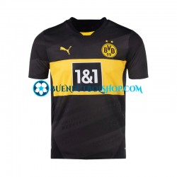 Camiseta de Fútbol Borussia Dortmund 2024-2025 Segunda Equipación Manga Corta Hombre