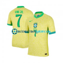Camiseta de Fútbol Brasil VINI JR 7 2024 Primera Equipación Manga Corta Hombre Camiseta de Fútbol Brasil VINI JR 7 2024 Primera Equipación Manga Corta Hombre