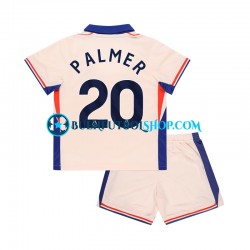 Camiseta de Fútbol Chelsea Cole Palmer 20 2024-2025 Segunda Equipación Manga Corta Niño