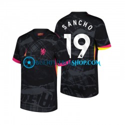 Camiseta de Fútbol Chelsea Jadon Sancho 19 2024-2025 Tercera Equipación Manga Corta Hombre