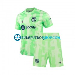 Camiseta de Fútbol FC Barcelona 2024-2025 Tercera Equipación Manga Corta Niño