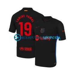 Camiseta de Fútbol FC Barcelona LAMINE YAMAL 19 2024-2025 Segunda Equipación Manga Corta Hombre