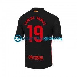 Camiseta de Fútbol FC Barcelona LAMINE YAMAL 19 2024-2025 Segunda Equipación Manga Corta Hombre
