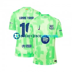 Camiseta de Fútbol FC Barcelona LAMINE YAMAL 19 UCL Font 2024-2025 Tercera Equipación Manga Corta Hombre