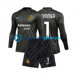 Camiseta de Fútbol Inter Milan Portero Yann Sommer 1 2024-2025 Tercera Equipación Manga Larga Niño Camiseta de Fútbol Inter Milan Portero Yann Sommer 1 2024-2025 Tercera Equipación Manga Larga Niño