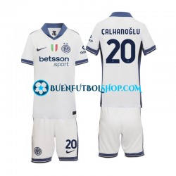 Camiseta de Fútbol Inter Milan Hakan Calhanoglu 20 2024-2025 Segunda Equipación Manga Corta Niño Camiseta de Fútbol Inter Milan Hakan Calhanoglu 20 2024-2025 Segunda Equipación Manga Corta Niño