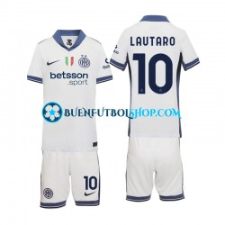 Camiseta de Fútbol Inter Milan Lautaro 10 2024-2025 Segunda Equipación Manga Corta Niño Camiseta de Fútbol Inter Milan Lautaro 10 2024-2025 Segunda Equipación Manga Corta Niño