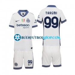 Camiseta de Fútbol Inter Milan Mehdi Taremi 99 2024-2025 Segunda Equipación Manga Corta Niño Camiseta de Fútbol Inter Milan Mehdi Taremi 99 2024-2025 Segunda Equipación Manga Corta Niño