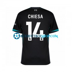 Camiseta de Fútbol Liverpool Federico Chiesa 14 2024-2025 Segunda Equipación Manga Corta Hombre