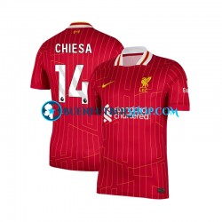 Camiseta de Fútbol Liverpool Federico Chiesa 14 2024-2025 Primera Equipación Manga Corta Hombre