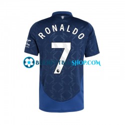 Camiseta de Fútbol Manchester United Cristiano Ronaldo 7 2024-2025 Segunda Equipación Manga Corta Hombre