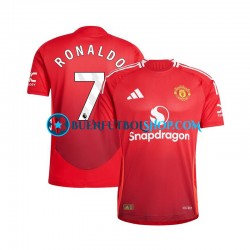 Camiseta de Fútbol Manchester United Cristiano Ronaldo 7 2024-2025 Primera Equipación Manga Corta Hombre