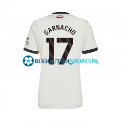 Camiseta de Fútbol Manchester United GARNACHO 17 2024-2025 Tercera Equipación Manga Corta Hombre