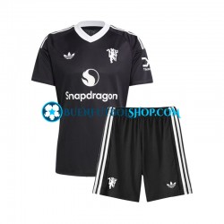 Camiseta de Fútbol Manchester United Portero 2024-2025 Tercera Equipación Manga Corta Niño