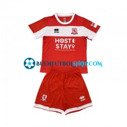 Camiseta de Fútbol Middlesbrough 2024-2025 Primera Equipación Manga Corta Niño Camiseta de Fútbol Middlesbrough 2024-2025 Primera Equipación Manga Corta Niño