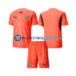 Camiseta de Fútbol Marruecos Portero 2024 Primera Equipación Manga Corta Niño