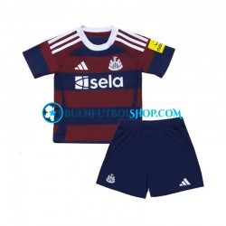 Camiseta de Fútbol Newcastle United 2024-2025 Segunda Equipación Manga Corta Niño