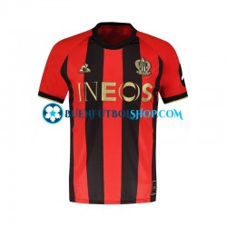 Camiseta de Fútbol OGC Nice 2024-2025 Primera Equipación Manga Corta Hombre