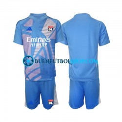 Camiseta de Fútbol Olympique de Lyon Portero 2024-2025 Tercera Equipación Azul Manga Corta Niño Camiseta de Fútbol Olympique de Lyon Portero 2024-2025 Tercera Equipación Azul Manga Corta Niño