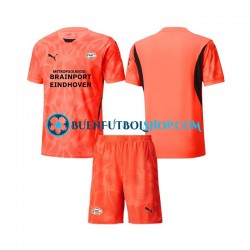 Camiseta de Fútbol PSV Eindhoven Portero 2024-2025 Primera Equipación Manga Corta Niño
