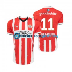 Camiseta de Fútbol PSV Eindhoven Johan Bakayoko 11 2024-2025 Primera Equipación Manga Corta Hombre