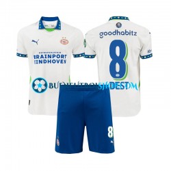 Camiseta de Fútbol PSV Eindhoven Sergino Dest 8 2024-2025 Tercera Equipación Manga Corta Niño Camiseta de Fútbol PSV Eindhoven Sergino Dest 8 2024-2025 Tercera Equipación Manga Corta Niño