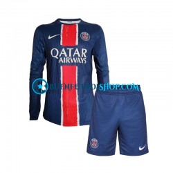 Camiseta de Fútbol Paris Saint-Germain 2024-2025 Primera Equipación Manga Larga Niño