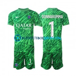 Camiseta de Fútbol Paris Saint-Germain Portero Gianluigi Donnarumma 1 2024-2025 Segunda Equipación Manga Corta Niño