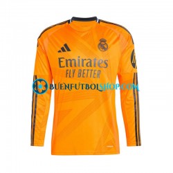 Camiseta de Fútbol Real Madrid 2024-2025 Segunda Equipación Manga Larga Hombre Camiseta de Fútbol Real Madrid 2024-2025 Segunda Equipación Manga Larga Hombre