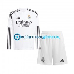 Camiseta de Fútbol Real Madrid 2024-2025 Primera Equipación Manga Larga Niño Camiseta de Fútbol Real Madrid 2024-2025 Primera Equipación Manga Larga Niño