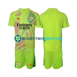Camiseta de Fútbol Real Madrid Portero 2024-2025 Cuarta Equipación Manga Corta Niño Camiseta de Fútbol Real Madrid Portero 2024-2025 Cuarta Equipación Manga Corta Niño
