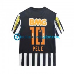 Camiseta de Fútbol Santos PELE 10 Retro 2011-2012 Segunda Equipación Manga Corta Hombre