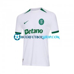 Camiseta de Fútbol Sporting CP 2024-2025 Segunda Equipación Manga Corta Hombre