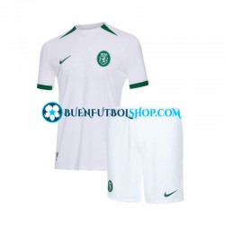 Camiseta de Fútbol Sporting CP 2024-2025 Segunda Equipación Manga Corta Niño