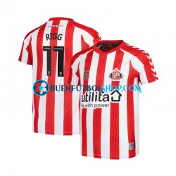 Camiseta de Fútbol Sunderland Chris Rigg 11 2024-2025 Primera Equipación Manga Corta Hombre