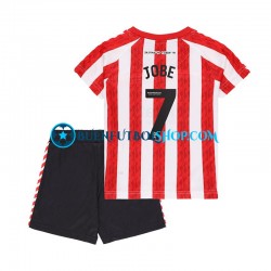Camiseta de Fútbol Sunderland Jobe Bellingham 7 2024-2025 Primera Equipación Manga Corta Niño