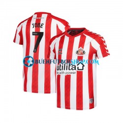 Camiseta de Fútbol Sunderland Jobe Bellingham 7 2024-2025 Primera Equipación Manga Corta Hombre