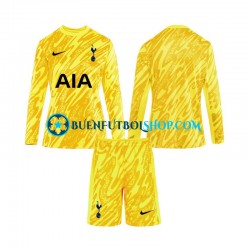 Camiseta de Fútbol Tottenham Hotspur Portero 2024-2025 Primera Equipación Manga Larga Niño Camiseta de Fútbol Tottenham Hotspur Portero 2024-2025 Primera Equipación Manga Larga Niño