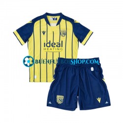 Camiseta de Fútbol West Bromwich Albion 2024-2025 Segunda Equipación Manga Corta Niño