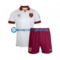 Camiseta de Fútbol West Ham United 2024-2025 Tercera Equipación Manga Corta Niño